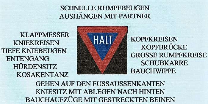 Krankmacherübungen 1 Schwimmlexikon-Krankmacherübungen