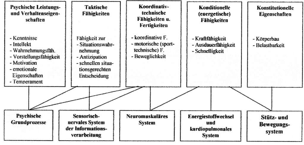 Schwimmlexikon-Leistungsvoraussetzungen