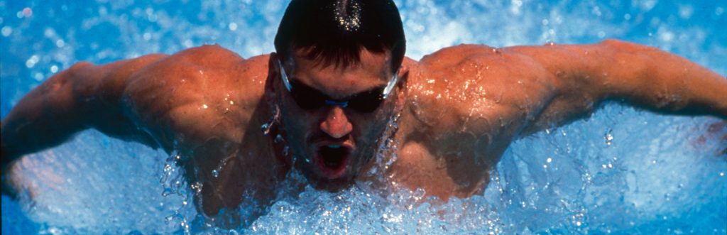 Schmetterlingsschwimmer bei der EM 1991